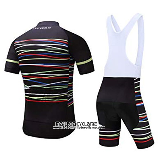 2019 Maillot Ciclismo Coconut Ropamo Noir Manches Courtes et Cuissard
